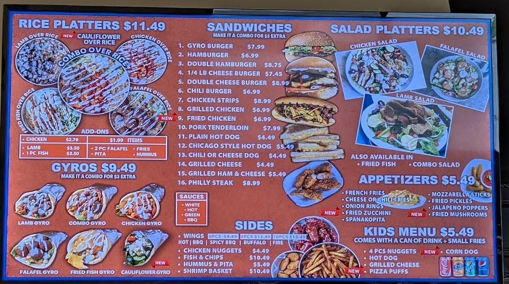 Indy Gyros Menu image 1