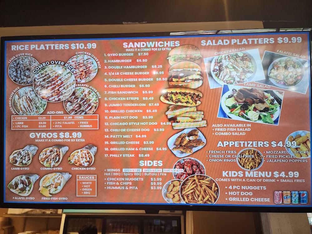 Indy Gyros Menu image 2